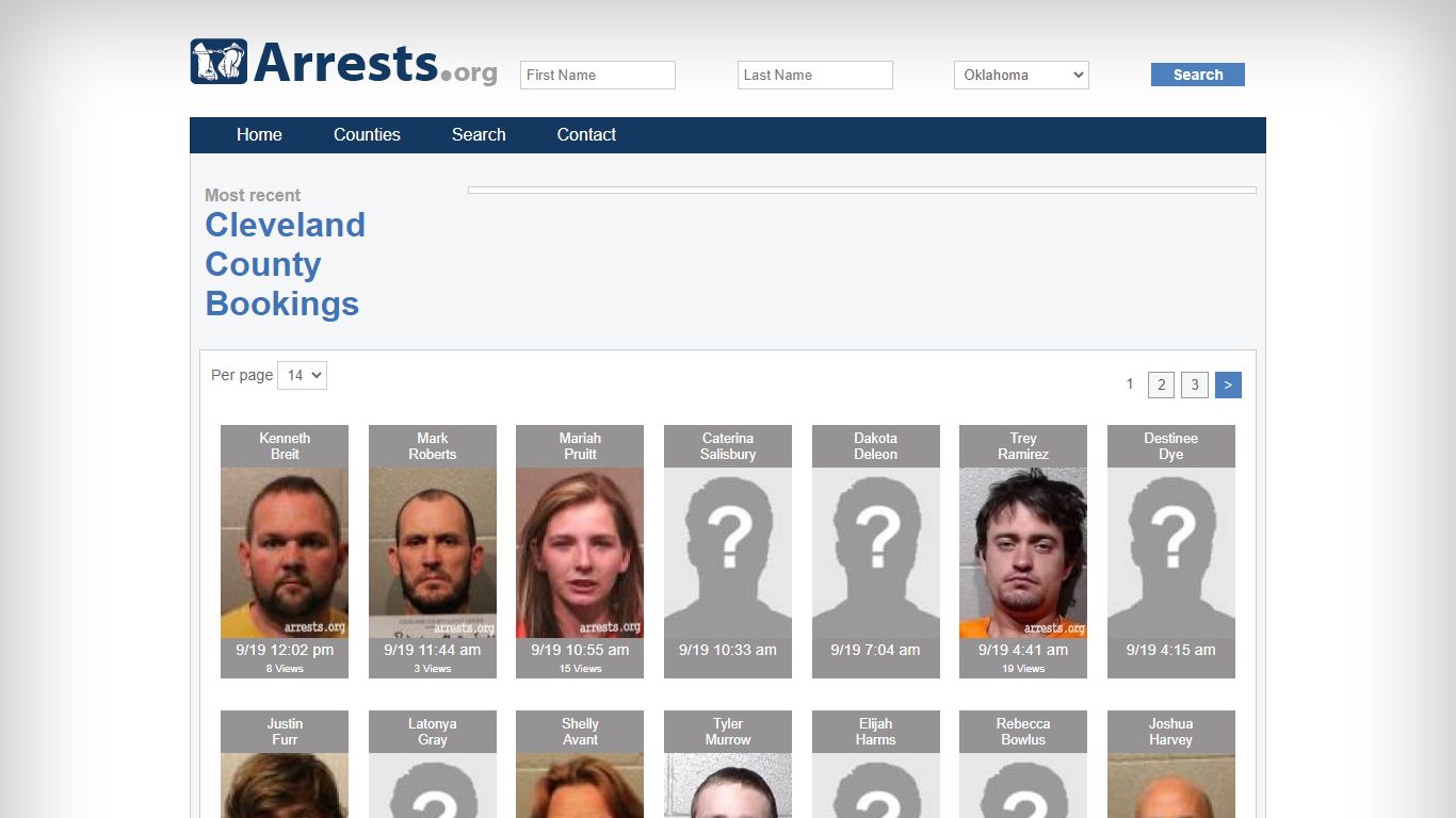 Cleveland County Arrests and Inmate Search